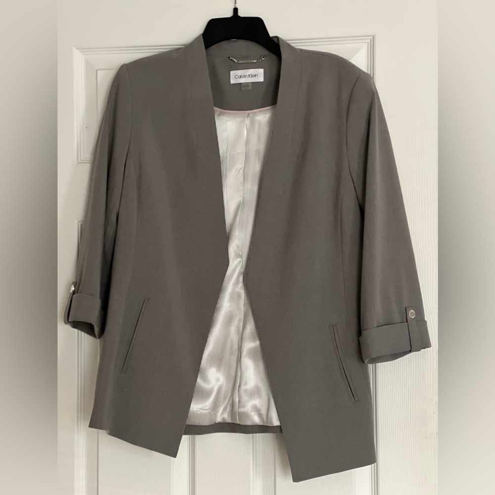 Calvin Klein suit style jacket size 14